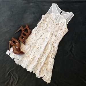 Francesca’s Crochet Lace Dress